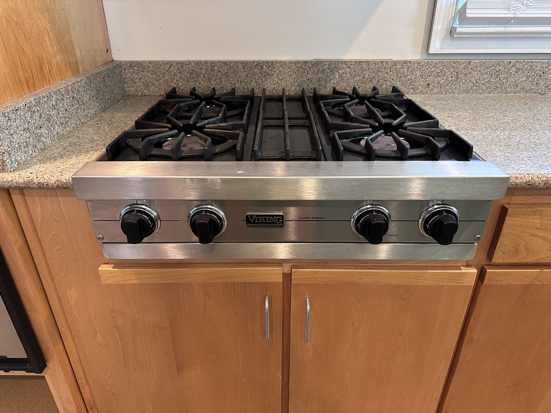 Viking Professional 30" Wide Built-in Gas Rangetop