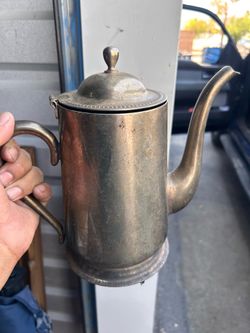 Vintage Spanish Pewter Coffee Pot