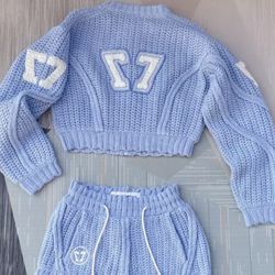 Baby blue Limited edition 2piece Set 