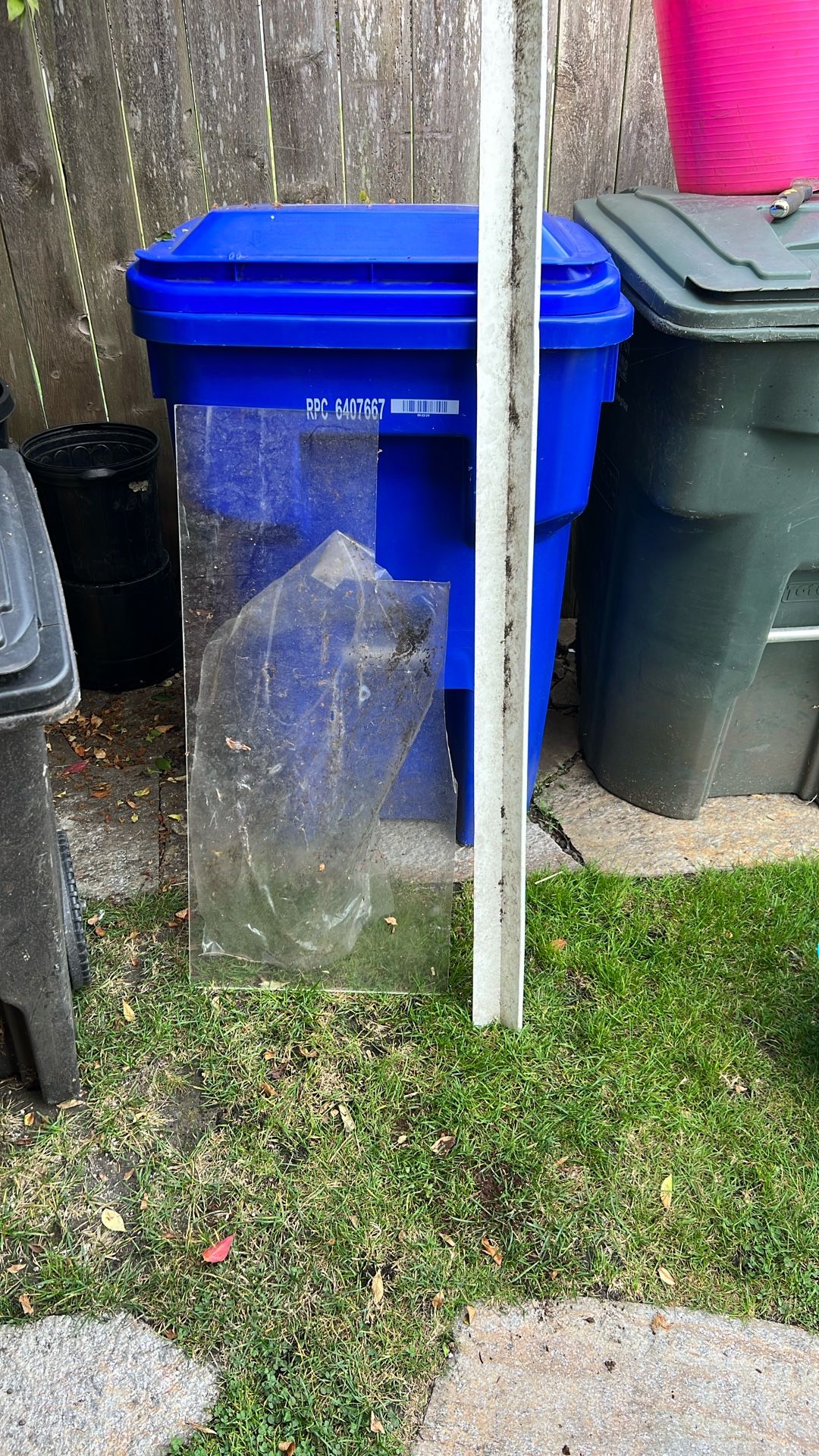 Free Plexiglass And Flashing 1 Piece Each