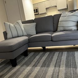 Sectional Couch With storage Ottoman