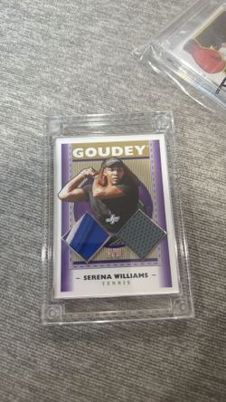 Serena Williams game worn  dual patch card 3/10