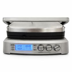 Cuisinart Griddler Elite GR-300WSP1 – Stainless Steel Indoor Grill & Panini Press