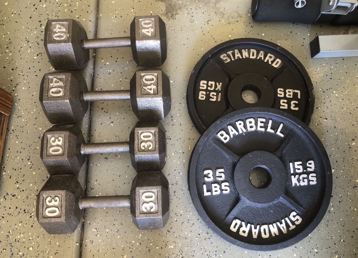 Dumbbells And Weight Plates For Sale