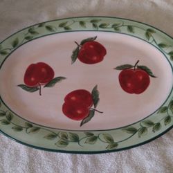 Serving Platter, Butter Dish, Creamer, Sugar Bowl, Salt And Pepper Shaker.