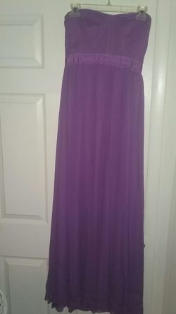BCBG purple size 4 dress worn only once well kept in its own dress bag.