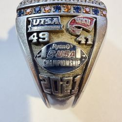UTSA Football 2021 Championship Ring