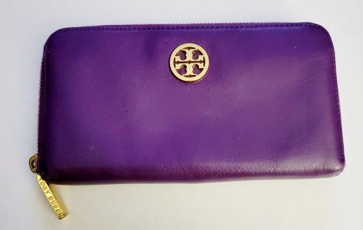 Tory Burch Purple Wallet