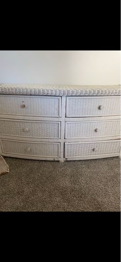 Wicker Dresser