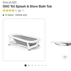 OXO Tot Splash & Store Bath Tub