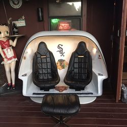 Mid Century Modern Stereo Egg Chair