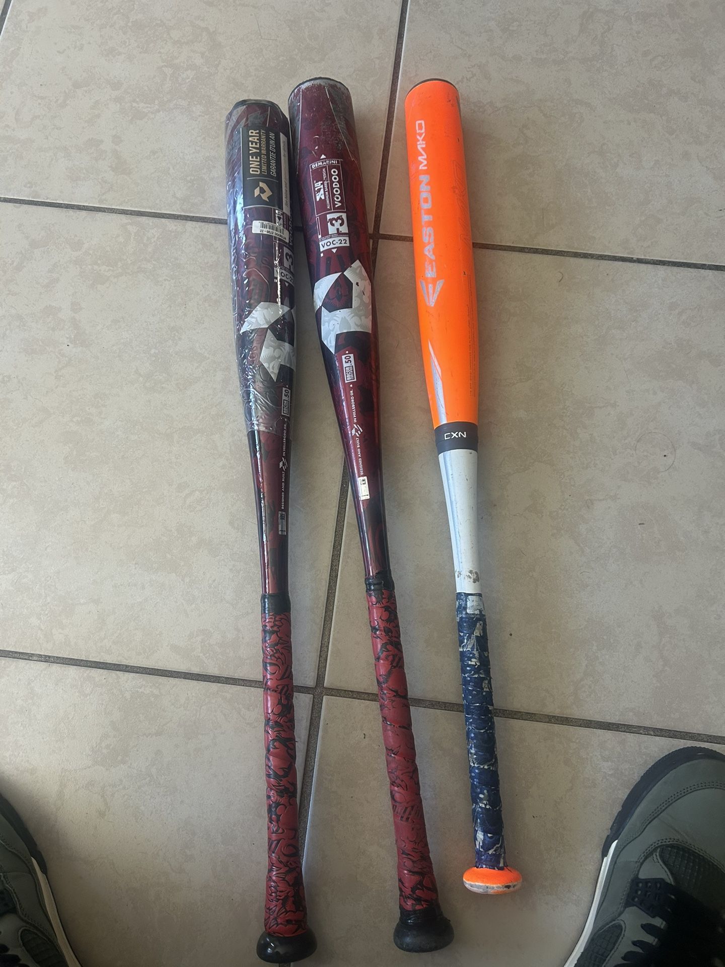 Demarini Easton Baseball Bats 