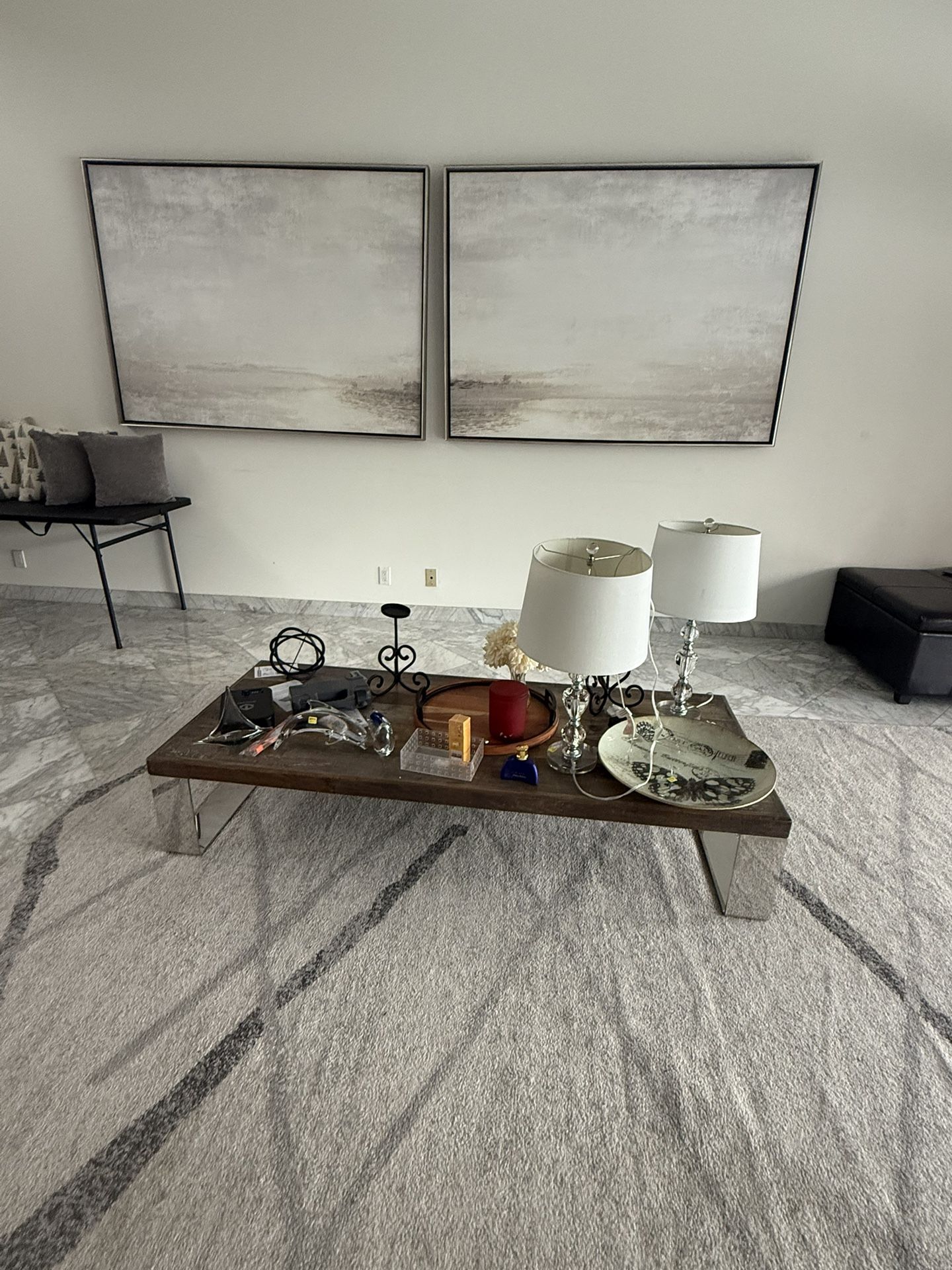restoration Hardware coffee Table