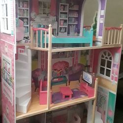  Doll House For 18inch Dolls With Accessories 