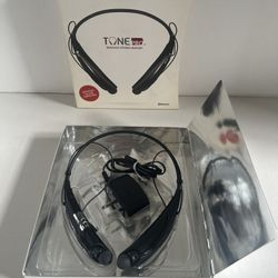 LG Tone Pro HBS-750 Headphones Headset Earbuds Bluetooth Wireless In Black