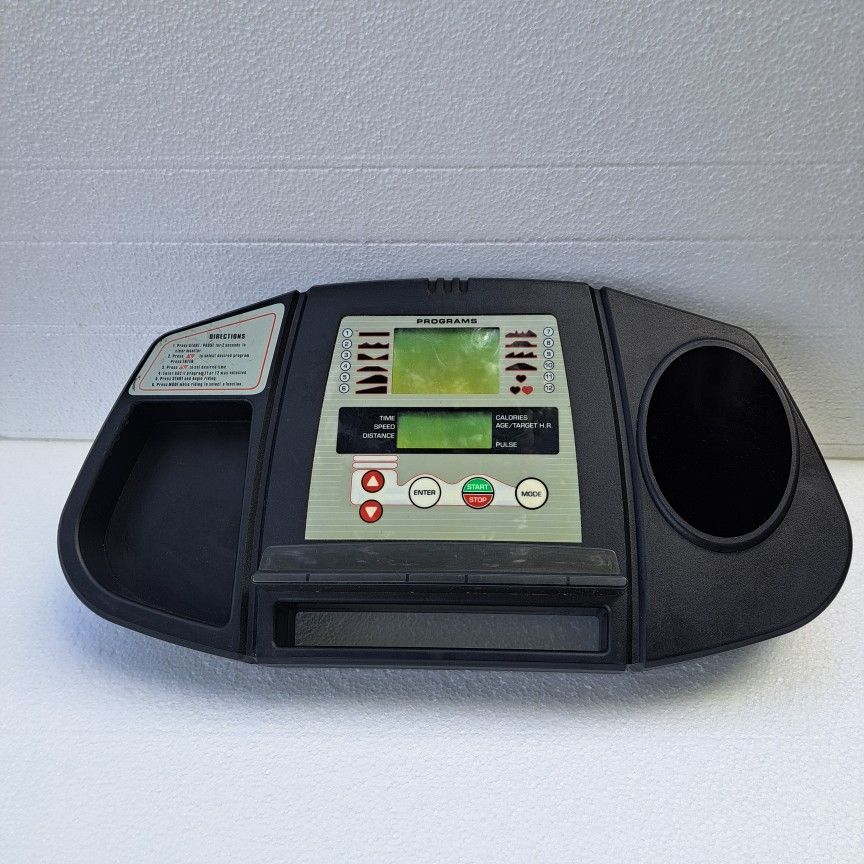 Fitness Quest Edge 491R stationary bike display console assembly part only not tested