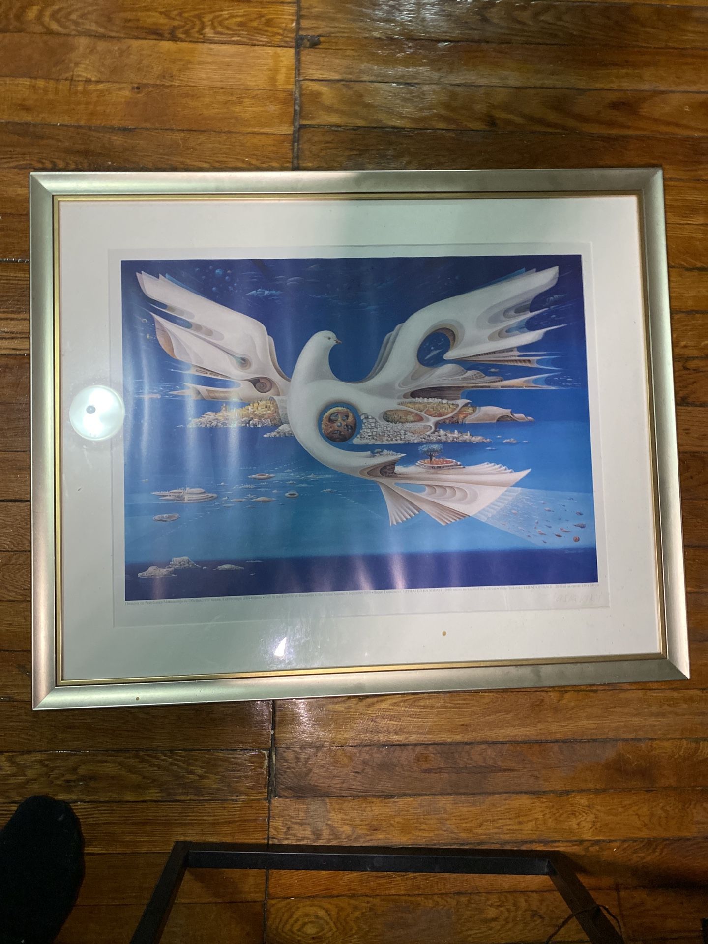 One-of-a-Kind Friends of Peace (Original) by Vasko Taskovski Taken From United Nations