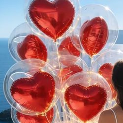 Valentines Clear Balloon