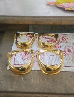 1963 impala gold headlight bezels