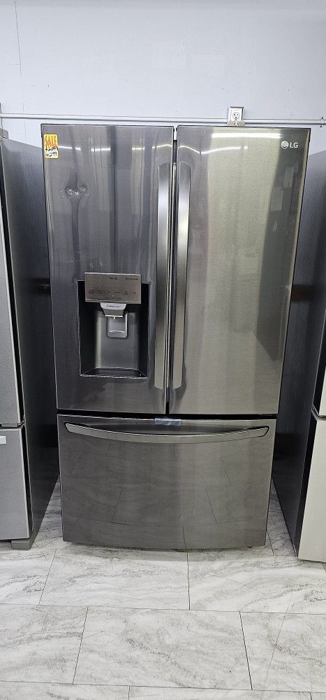 NEW REFRIGERATOR FRENCH DOOR DUAL ICE MAKER 6 MONTHS WARRANTY GARANTIA POR ESCRITO