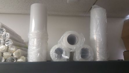 Stretch film for pallet wrapping or movers