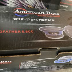 American Bass Cc 6.5 Pair New