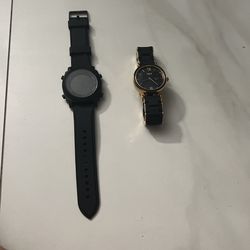 Two Watch’s Gold One Has No Battery Charger It A I Though