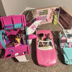 HUGE Barbie Mega Bundle – Dreamhouse, Dreamplane, Camper, Cars, Playsets & Tons of Accessories!