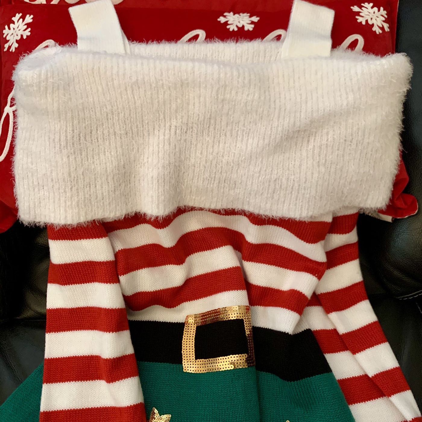 Holiday Christmas Sweater Dress (XL)