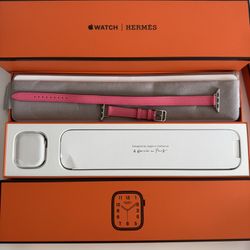 Hermes Apple Watch with a Leather Band