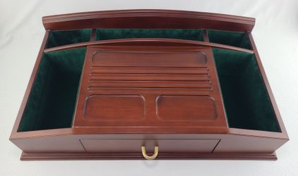 Vintage Men's Dresser Valet Tray Jewelry Box Organizer