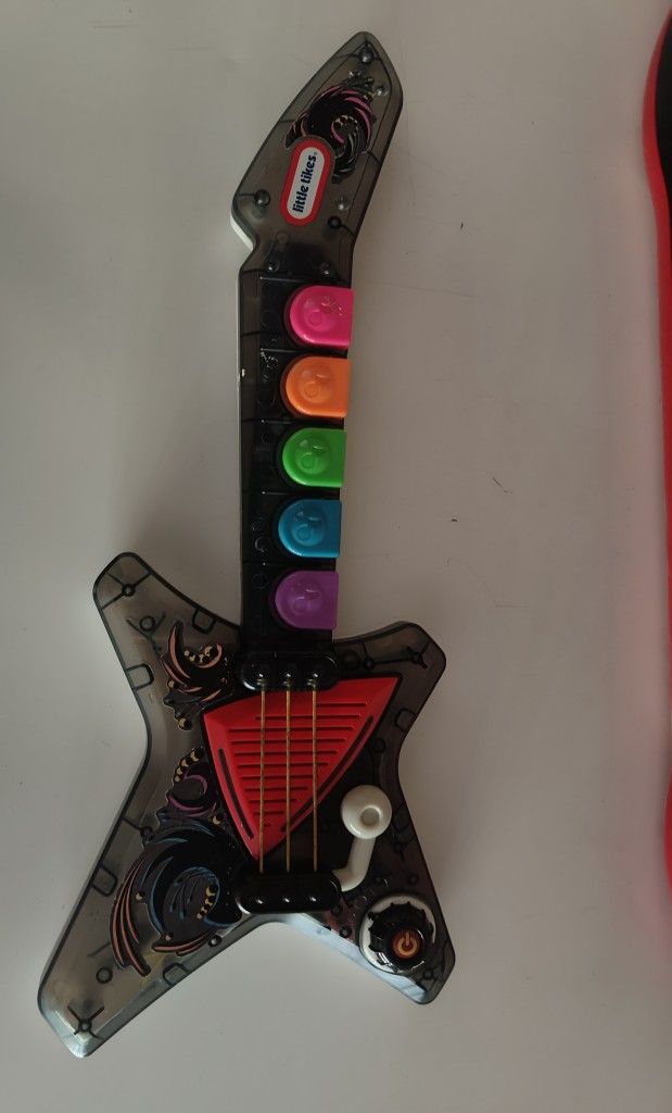 Little Tikes PopTunes Guitar, Red, Toys for Kids, 1 Year & Above, Musical Instrument, Kids Learning Toys