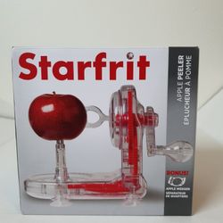 Starfrit Apple Peeler with Bonus Corer Slicer, (apple wedger) New (open box) .. Condition is "New". Same Day Shipping, Don't forget to check out my