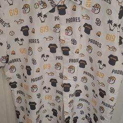 Padres Jack ITB 619 Aloha Shirt-Size XL