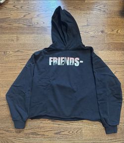 Vlone Friends Slit Scissors Hoodie Size M New 100% Authentic