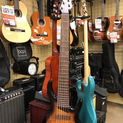 MTD 6-String 3-Tone Sunburst Kingston Z6 Bass Guitar 