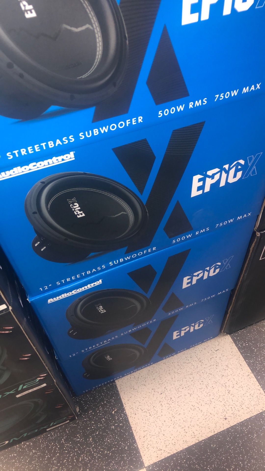 Audiocontrol 12 Inch epic X subwoofer