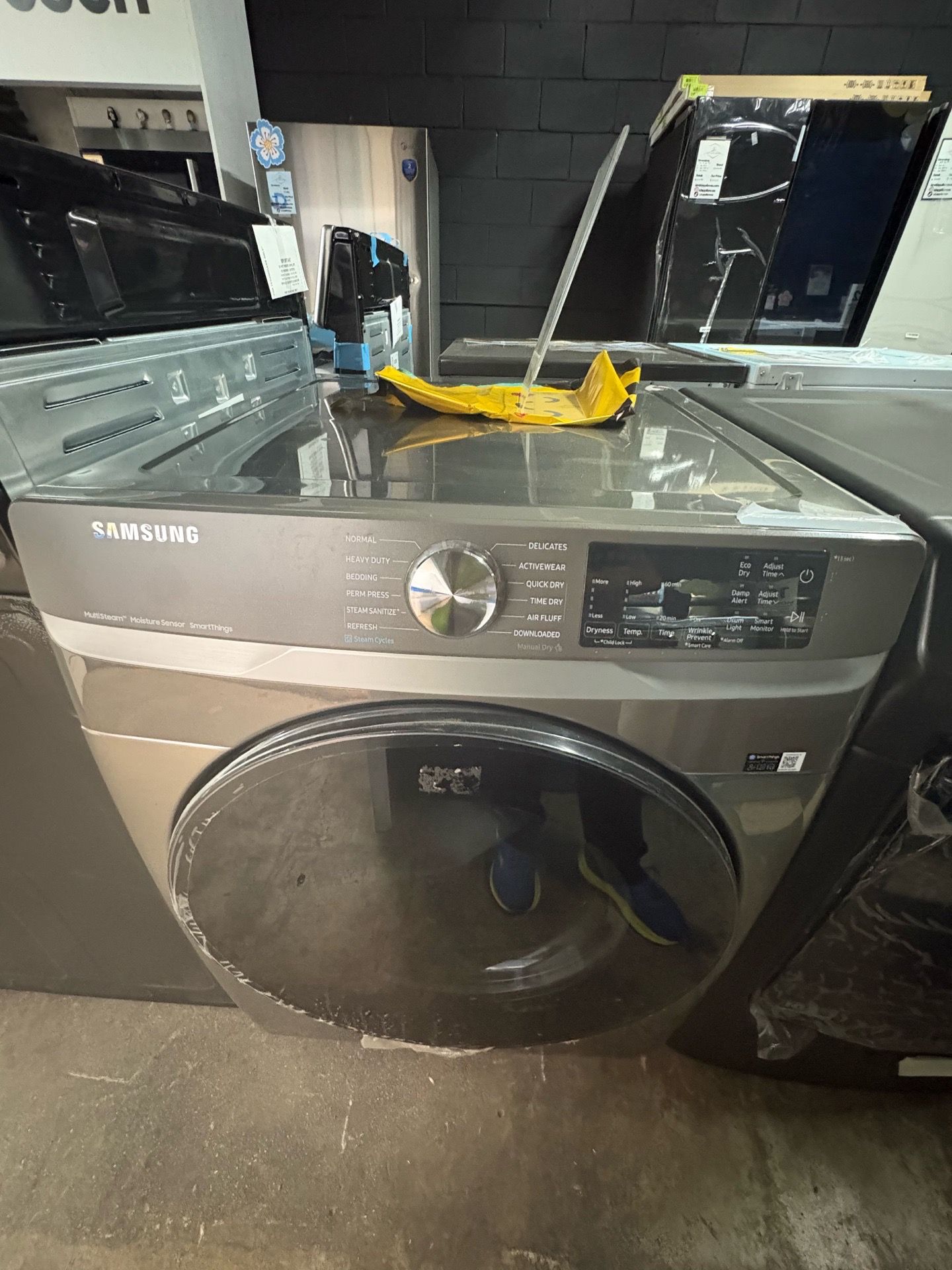 Samsung Dryer In Stainless Steel