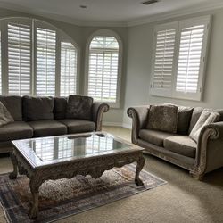 Two Piece Couch / Sofa Set