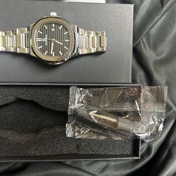 TRADES WELCOME | ONTHEEDGE Men’s Nautilus Design Watch | Stainless Steel | Quartz Movement 🔥 Open to trades — make an offer! Turn heads with this bol