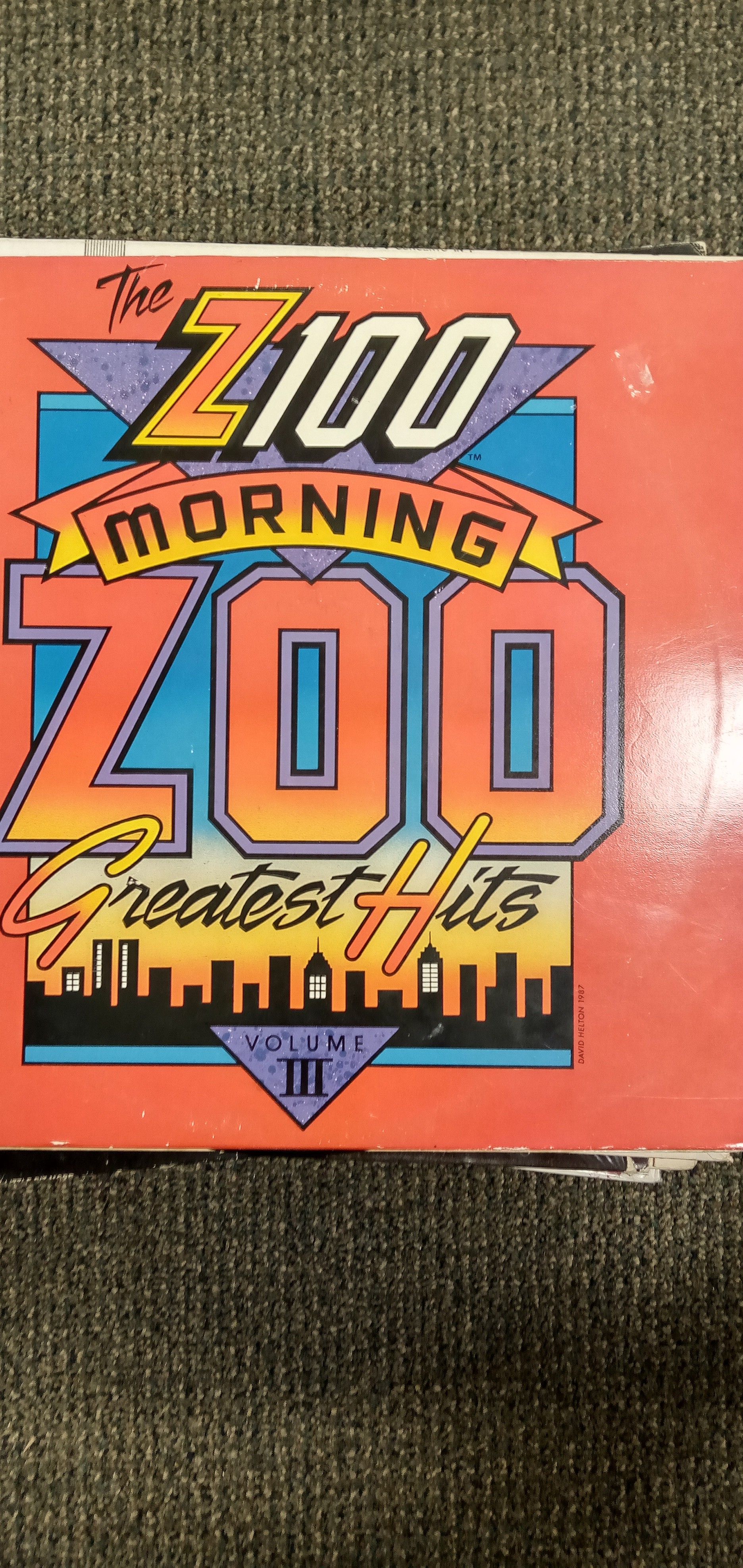 The z100 morning great hits vinyl record