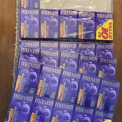 Camcorder Tapes (1-10 Pack + 6 Individual Ones Left)