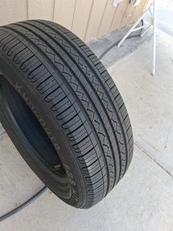 One newer tire...245/60/18....Kunitomo...