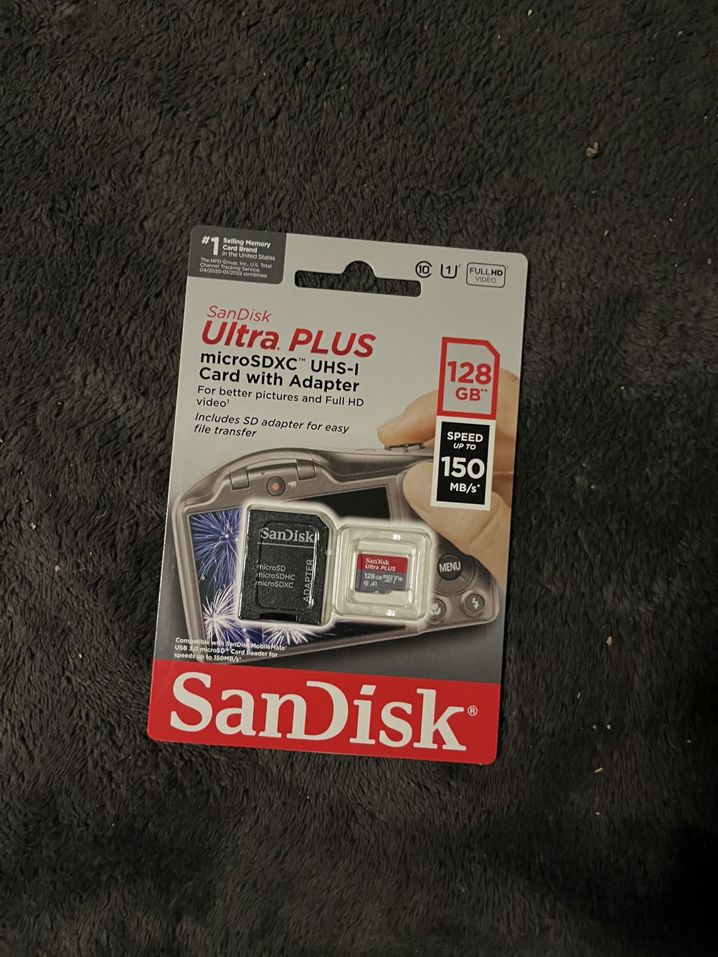 128gb Ultra Plus SanDisk MicroSD 