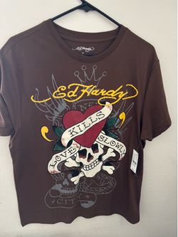 Men’s Ed hardy skull shirt