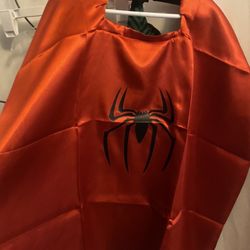 Spider-Man Cape With Face Mask Size 3-5