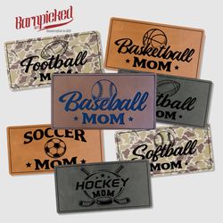 Laser Engraved Leatherette Hat Patches 