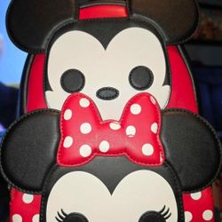 Mini Backpack-Loungefly Disney Mickey And Minnie Funko