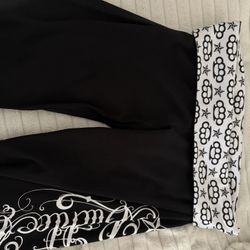black starkissed foldover leggings