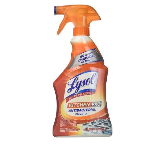 Lysol Antibacterial Kitchen Cleaner, Citrus Scent, 22 Ounces (Pack of 5)